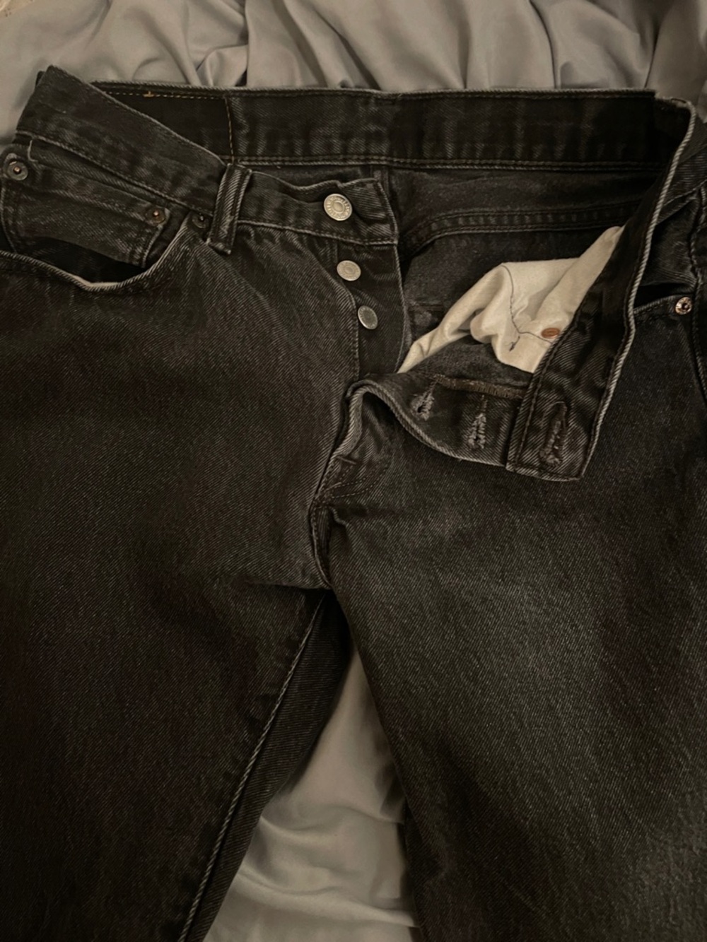 Levi’s Black Button-Fly Jeans